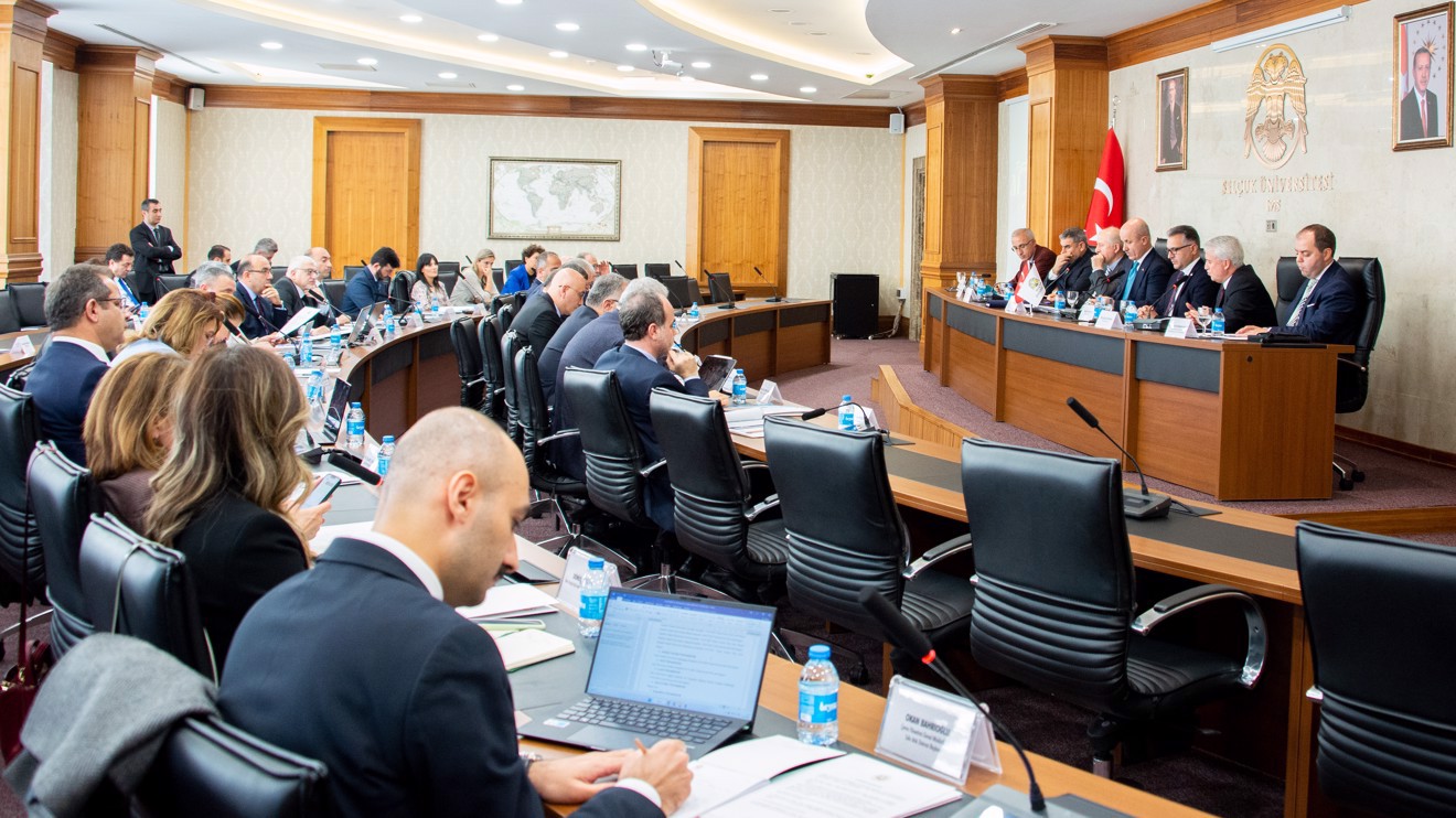 Sürdürülebilir ve İklim Dostu Kampüs Projesi toplantısının ilki Selçuk Üniversitesinde yapıldı